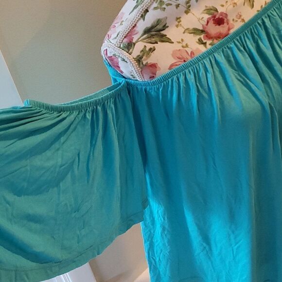 Lascana for venus aqua blue top new xl - Picture 2 of 4